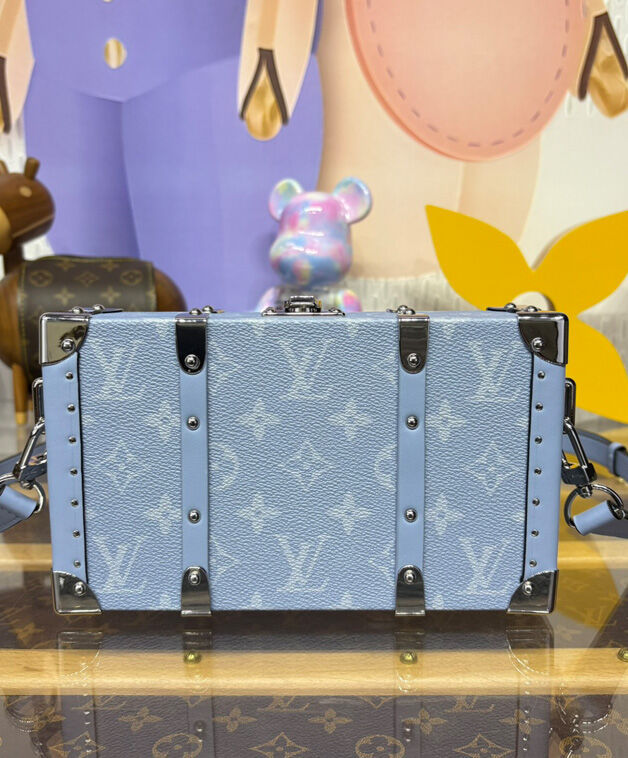 Louis Vuitton Wallet Trunk Taigarama M13562 Blue